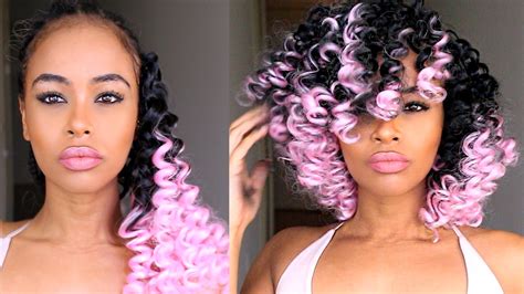 Pink Crochet Hair