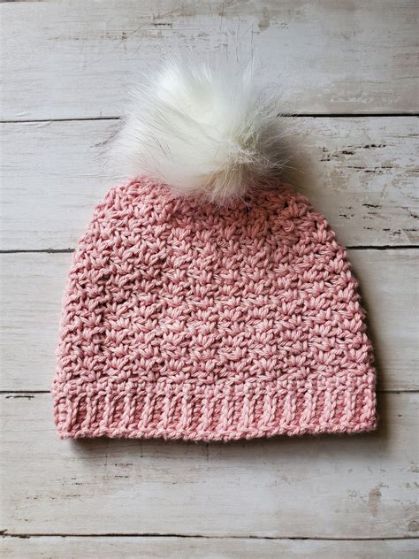 Pink Crochet Hat