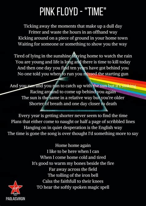 Pink Floyd Time Lyrics