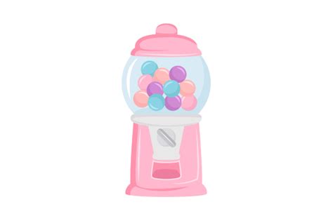 Download Pink Gumball Machine SVG File - SVG Design Commercial Use