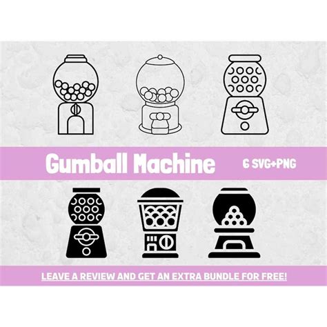 Download Pink Gumball Machine SVG File - SVG Design Cricut SVG Free PSD Mockups