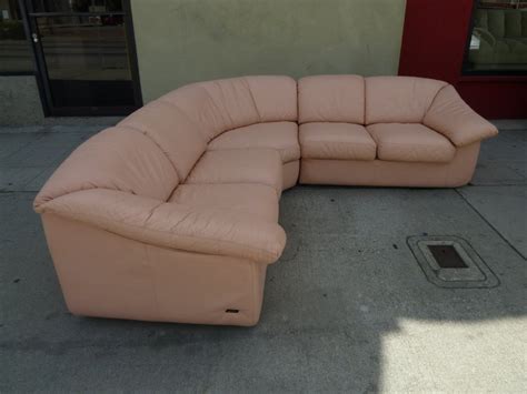 Pink Leather Couch