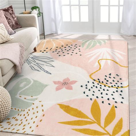 Pink Living Room Rug Patterns
