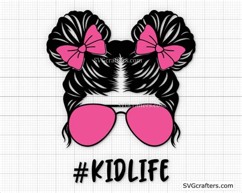 Download Pink Mom Life Kid Life Svg, Mom... Commercial Use DXF Files