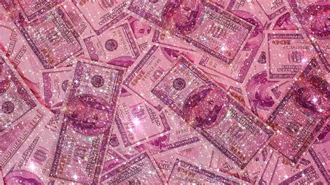Pink Money Background
