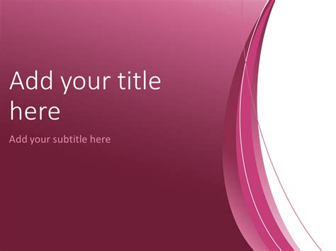 Pink Powerpoint Template