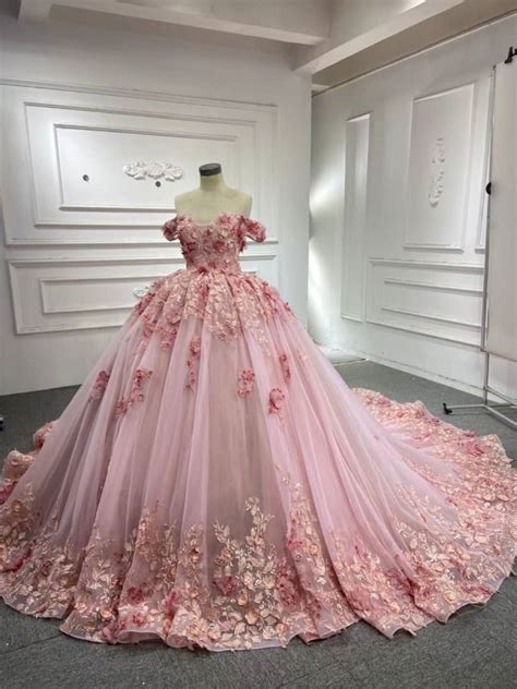 Pink Princess Wedding Dress Styles