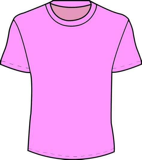 Pink T Shirt Template