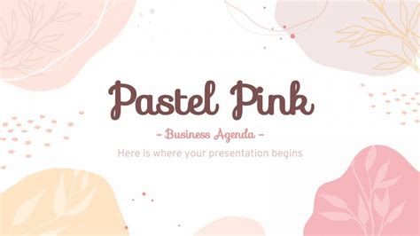 Pink Template Google Slides