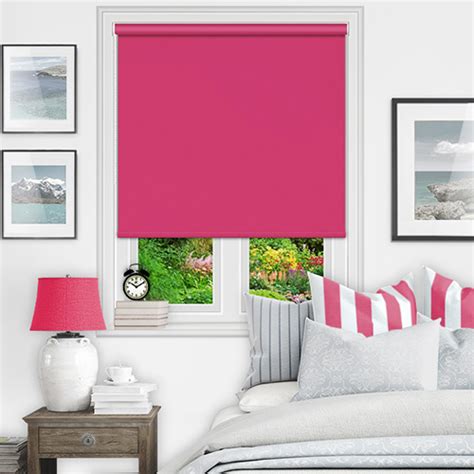 Pink Window Shades