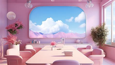 Pink Zoom Background