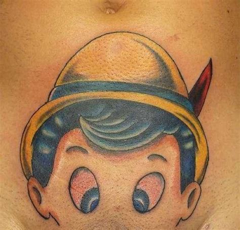 Pinocchio Tattoo On Man