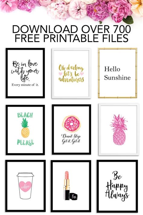 Pinterest Printables