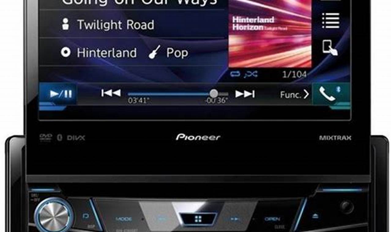 Pioneer Single Din Touch Screen