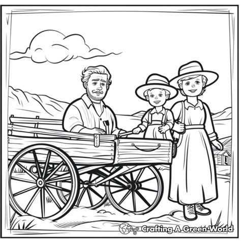Pioneers Coloring Pages