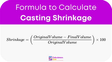 Pipe Shrinkage Calculator