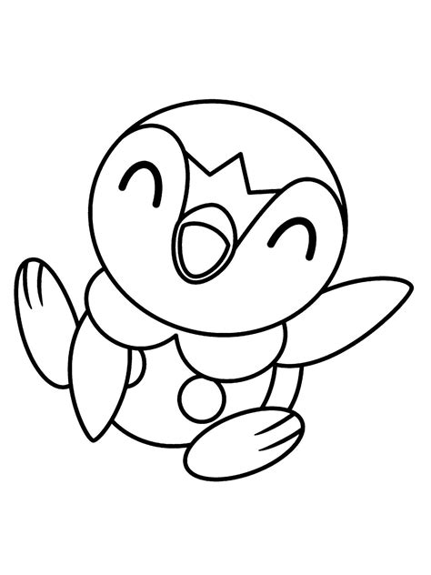 Piplup Coloring Page