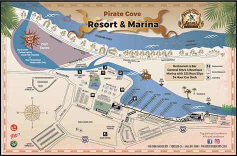 Pirate Cove Resort Map