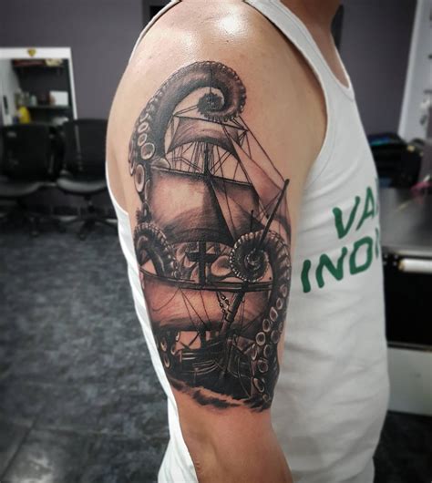 Pirate Boat Tattoo