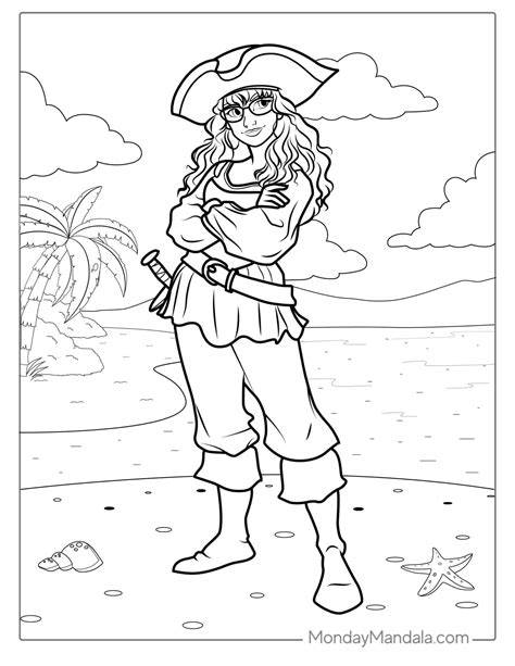 Pirate Coloring Book Pages