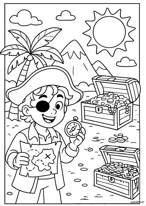 Pirate Coloring Pages