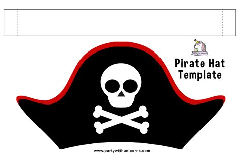 Pirate Hat Template To Print