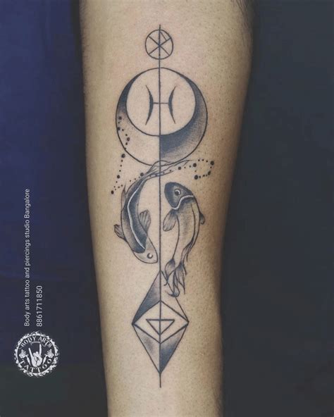 Pisces Logo Tattoo