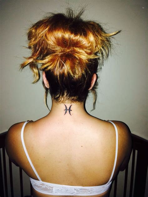 Pisces Tattoo Neck