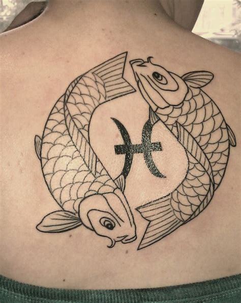 Pisces Tribal Tattoo Design