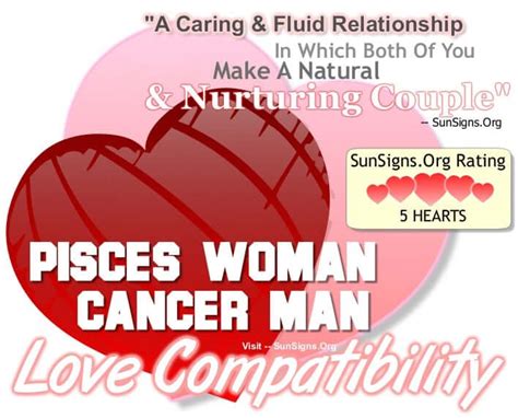 Unleashing the Power of Intuitive and Loving Connection: The Passionate Story of Pisces Woman and Cancer Man