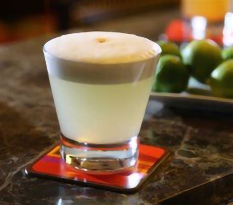 Pisco Sour Peruvian dinner