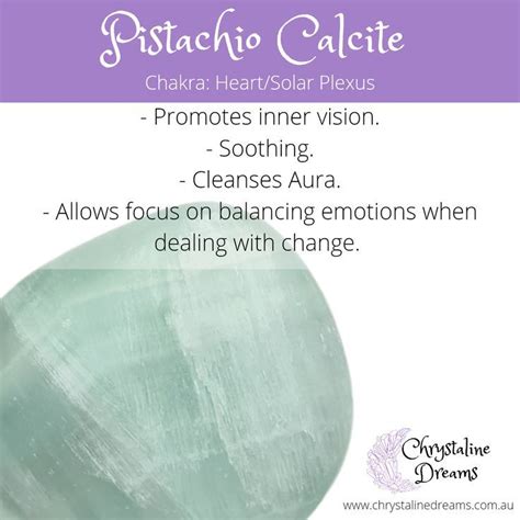Discover the Powerful Healing Properties of Pistachio Calcite
