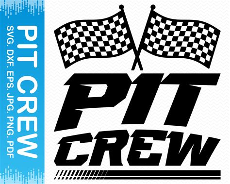 Rev up Your Designs with Pit Crew SVG: High-Octane Graphics for Racing Fanatics!