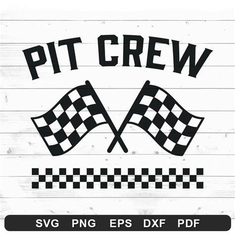 Rev Up Your Projects with Pit Crew SVG Free - Get Your Engines Running with this Versatile Design!