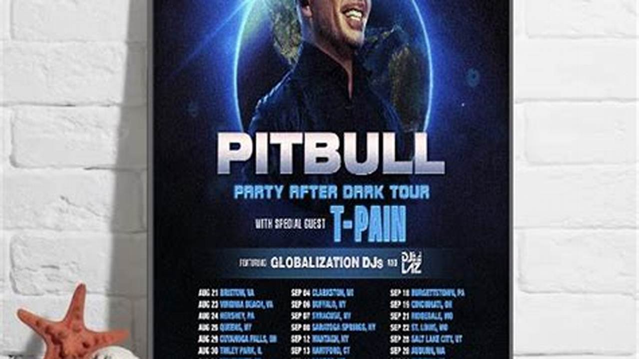 Pitbull Concert Tour 2024 Schedule