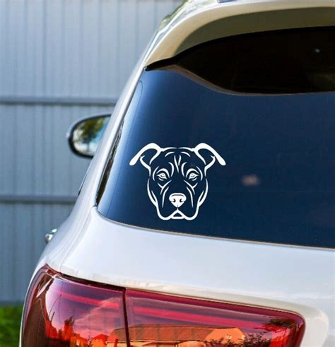 Pitbull Decal Car Stickers