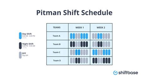 Pittman 12 Hour Printable Blank Schedule