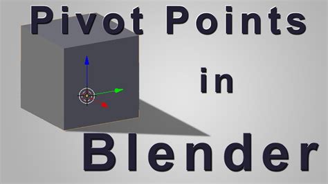 Mengatur Pivot Point Blender