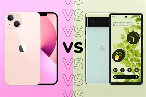 Pixel 6 vs. iPhone 13: software