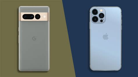 Pixel 7 Pro vs iPhone 13 Pro Max design