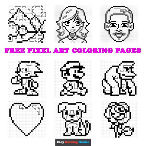 Pixel Art vs. Freeform Coloring