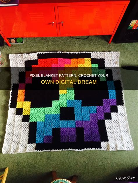 Pixel Blanket Crochet