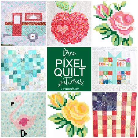 Pixel Quilt Patterns