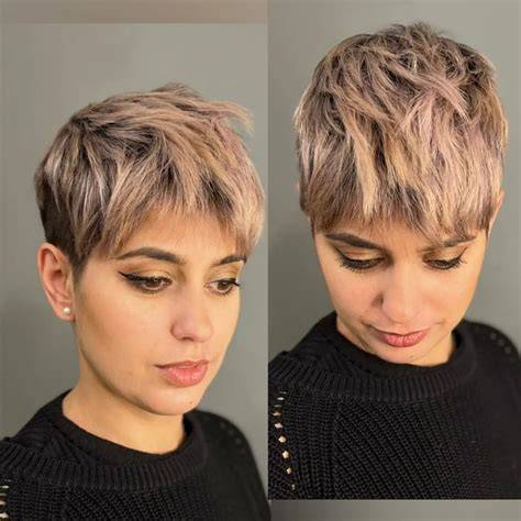 20 Pretty Short Pixie Haircuts For Thick Hair In 2020