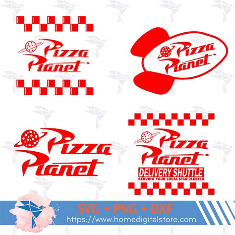 Slice Your Design Game with Exquisite Pizza Planet Logo SVG - Amplify Your Branding and Enjoy a Craving-Worthy Visual Treat!