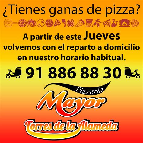 Pizzería Mayor Torres de la Alameda Pizzería Mayor