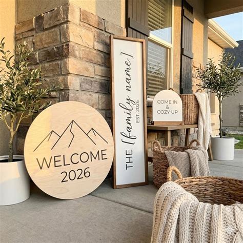 Placement and Setup Tips for Your Welcome Sign