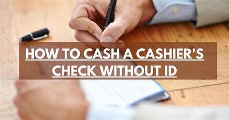 Places To Cash Checks Without Id
