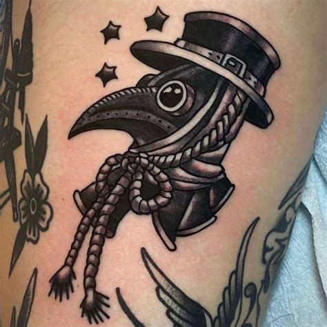 Plague Doctor Mask Tattoo Design
