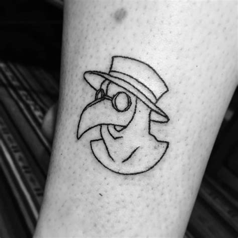 Plague Doctor Tattoo Small